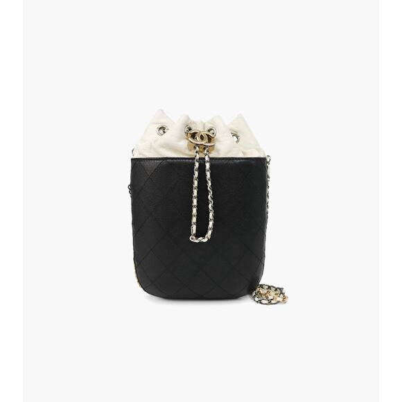 CHANEL Black Gabrielle Bucket Crossbody Bag A-A25431 - Picture 1 of 11